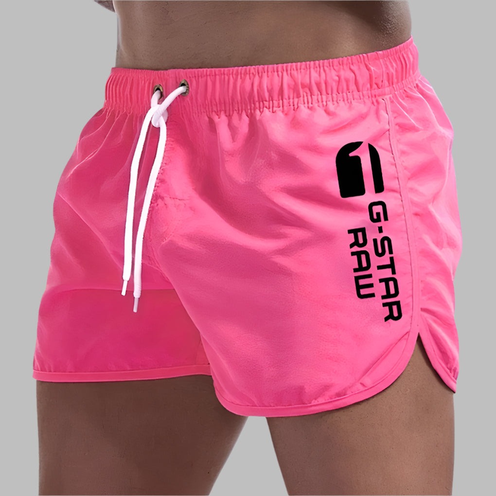 Quick Dry Swim Trunks - Pink