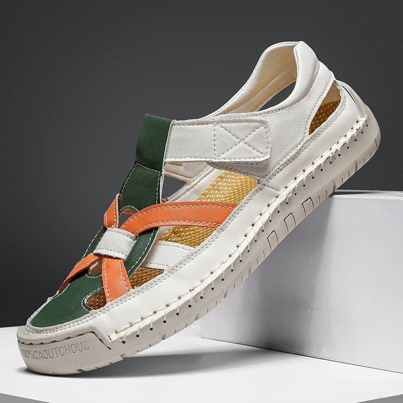 Cutout Sandals - White