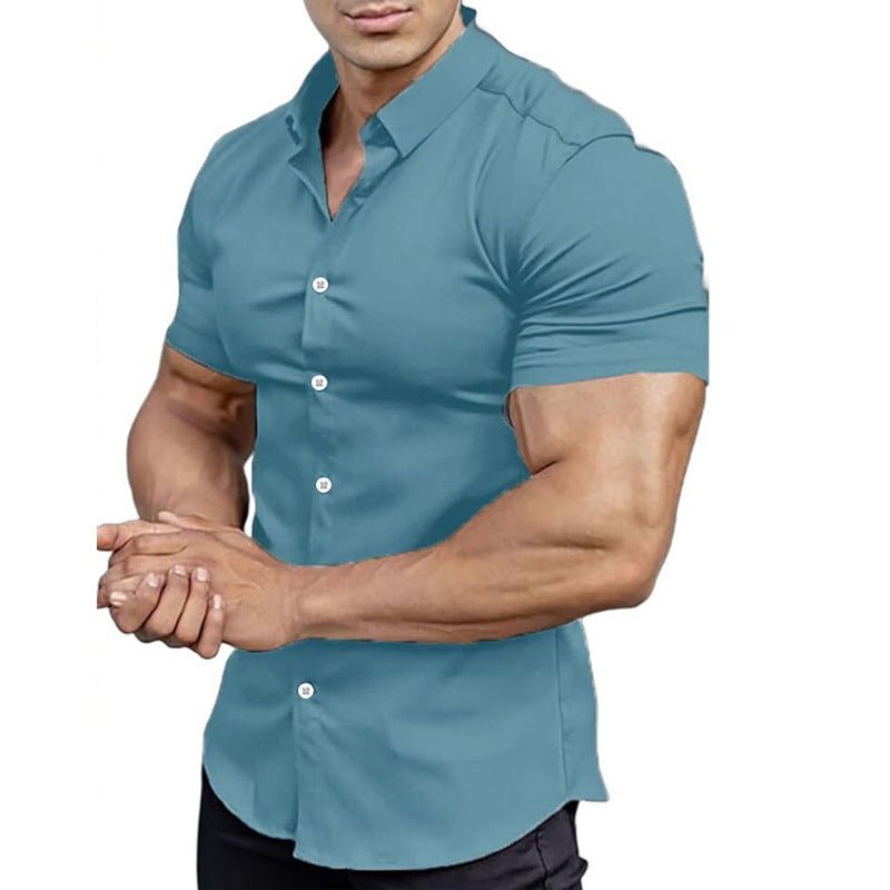 Men's Slim Shirt - Green