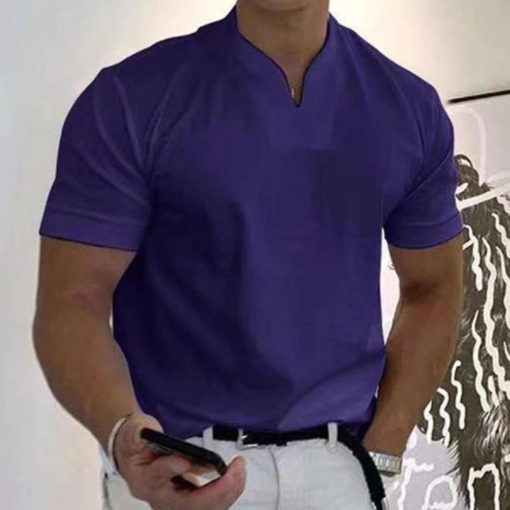 Men's Slim V-Neck T-Shirt
