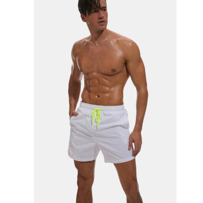 Quick Dry Swim Trunks - White