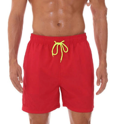 Quick Dry Swim Trunks - Red 2
