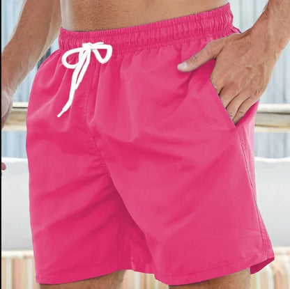 Quick Dry Swim Trunks - Pink