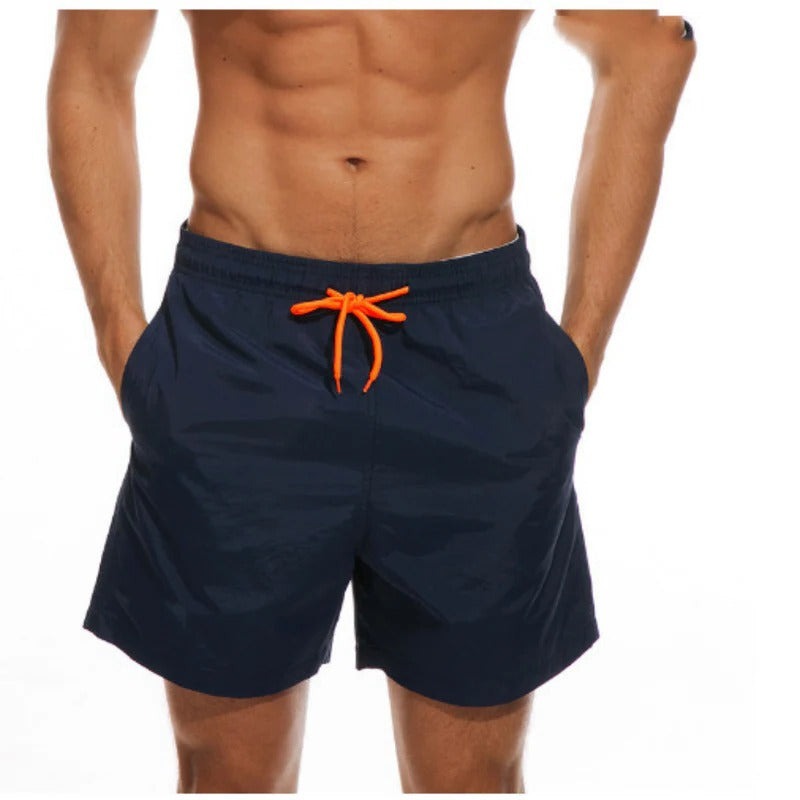 Quick Dry Swim Trunks - Navy Blue