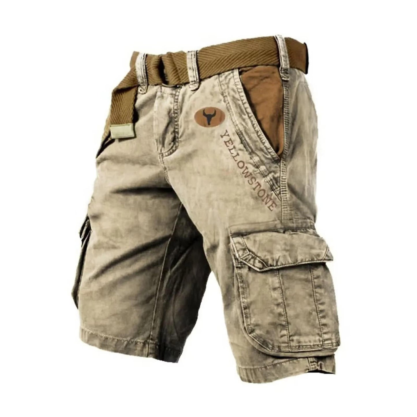 Tactical Cargo Shorts - Khaki
