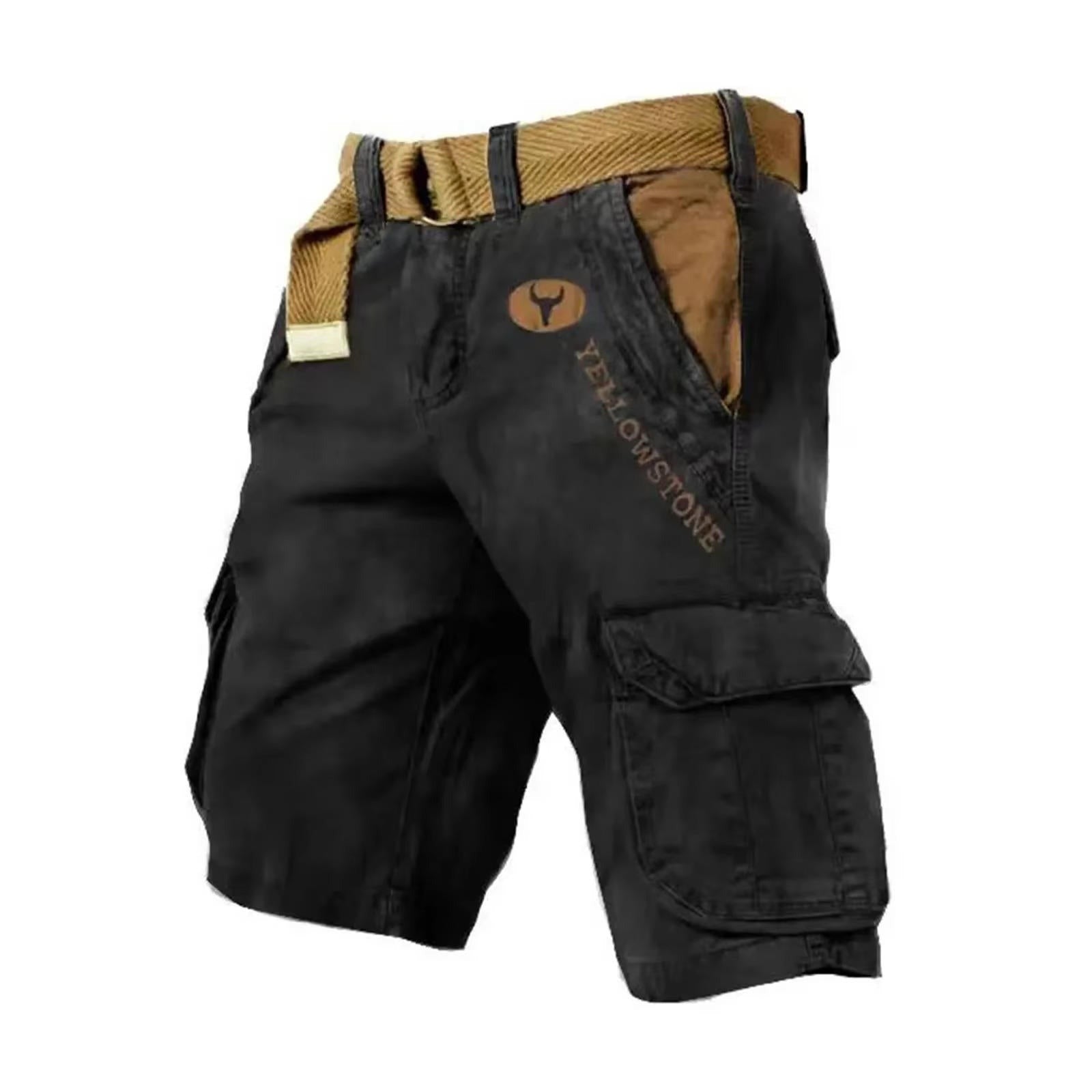 Tactical Cargo Shorts - Black