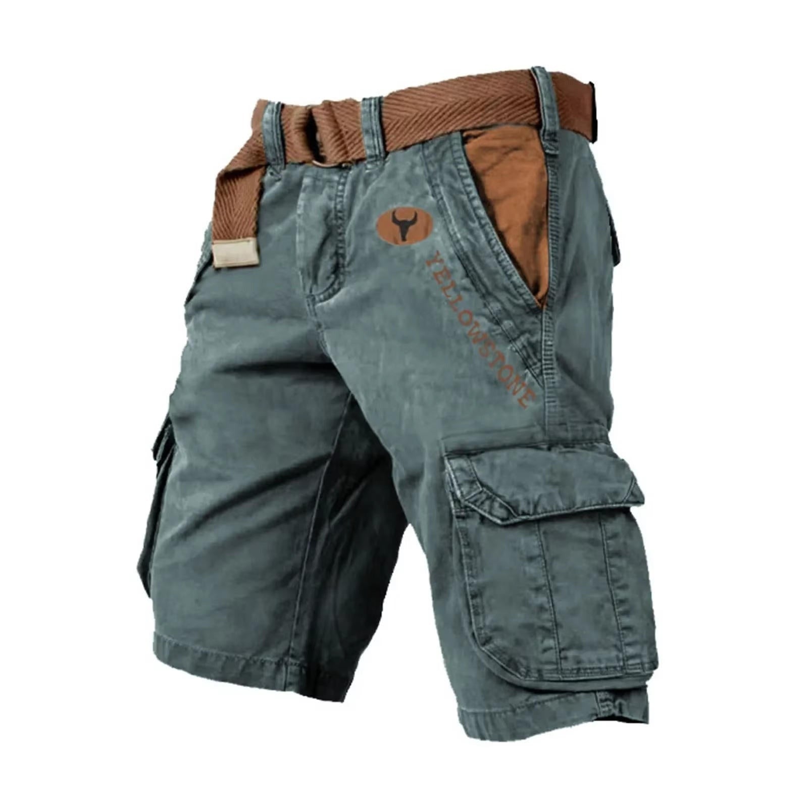 Tactical Cargo Shorts - Dark Green