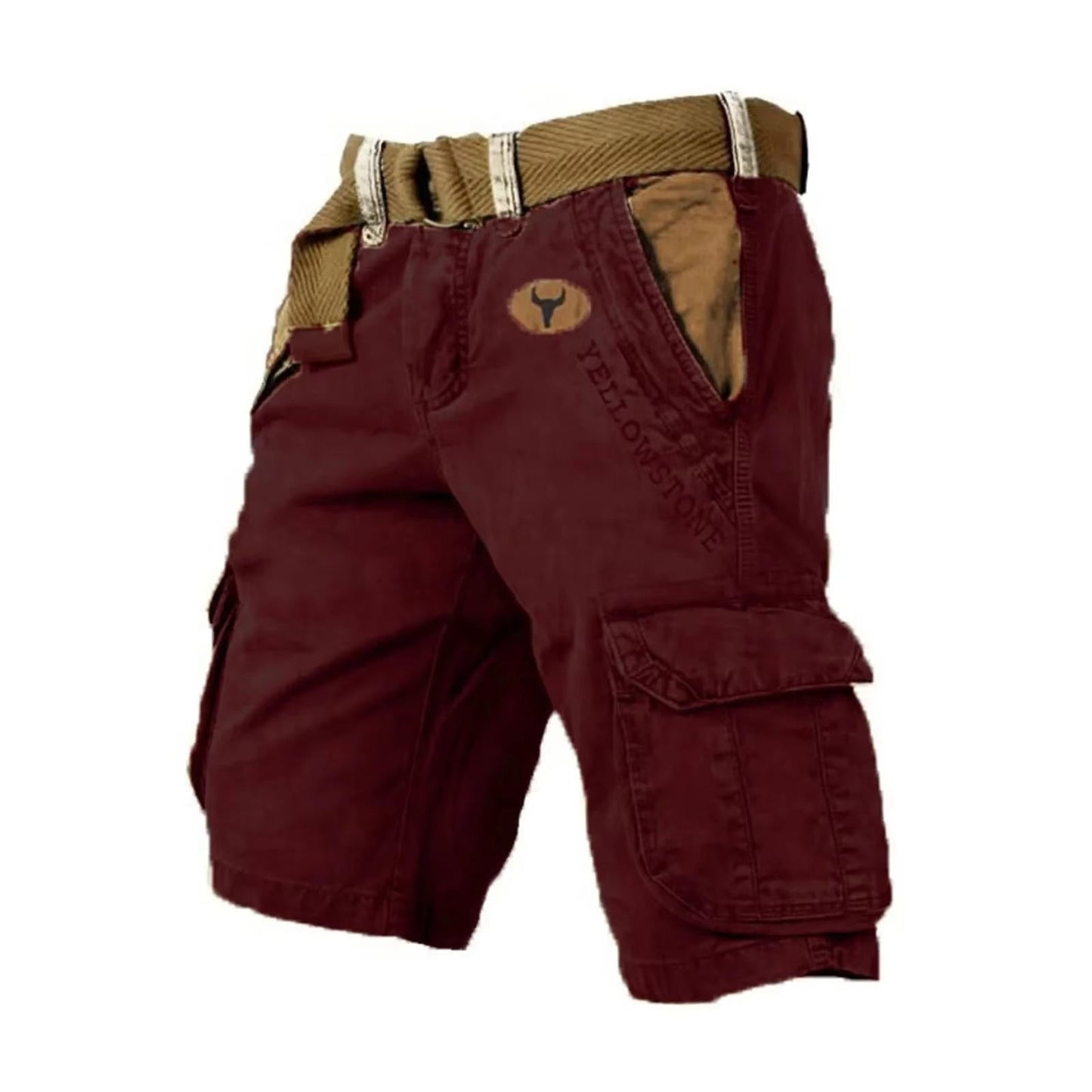Tactical Cargo Shorts - Red