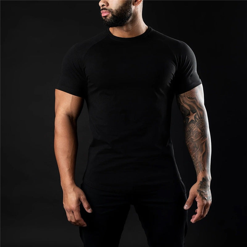 Muscle Fit Gym T Shirt - Black