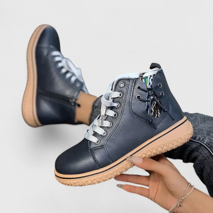 Combat Ankle Boots - Black