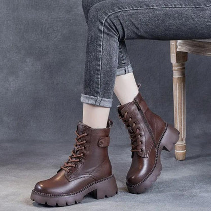Chunky Platform Ankle Boots