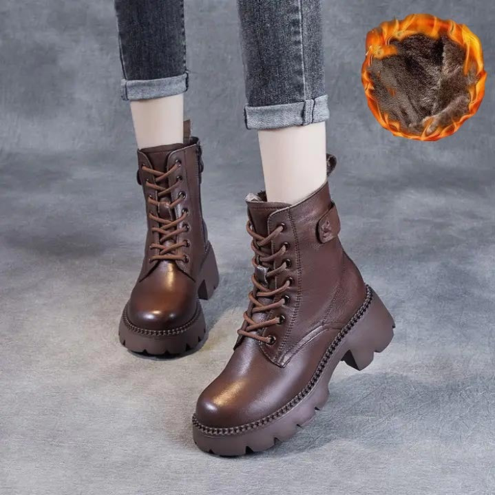 Chunky Platform Ankle Boots