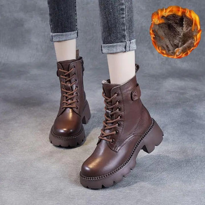 Chunky Platform Ankle Boots