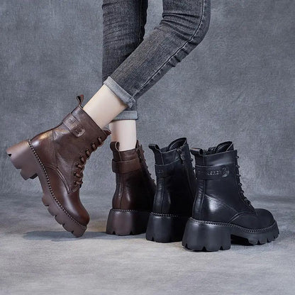 Chunky Platform Ankle Boots