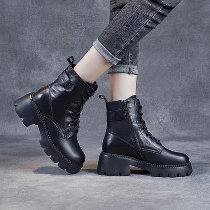 Chunky Platform Ankle Boots