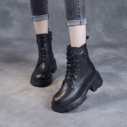 Chunky Platform Ankle Boots