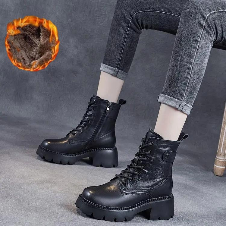 Chunky Platform Ankle Boots