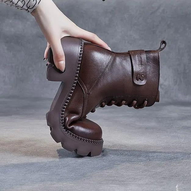 Chunky Platform Ankle Boots