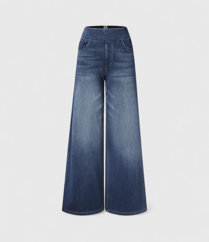 Women's High-Waisted Wide-Leg Jeans