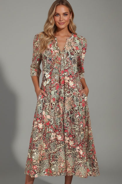 Wide Leg Lounge Two Piece Set - Red