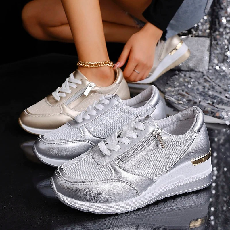 Platform Wedge Sneakers