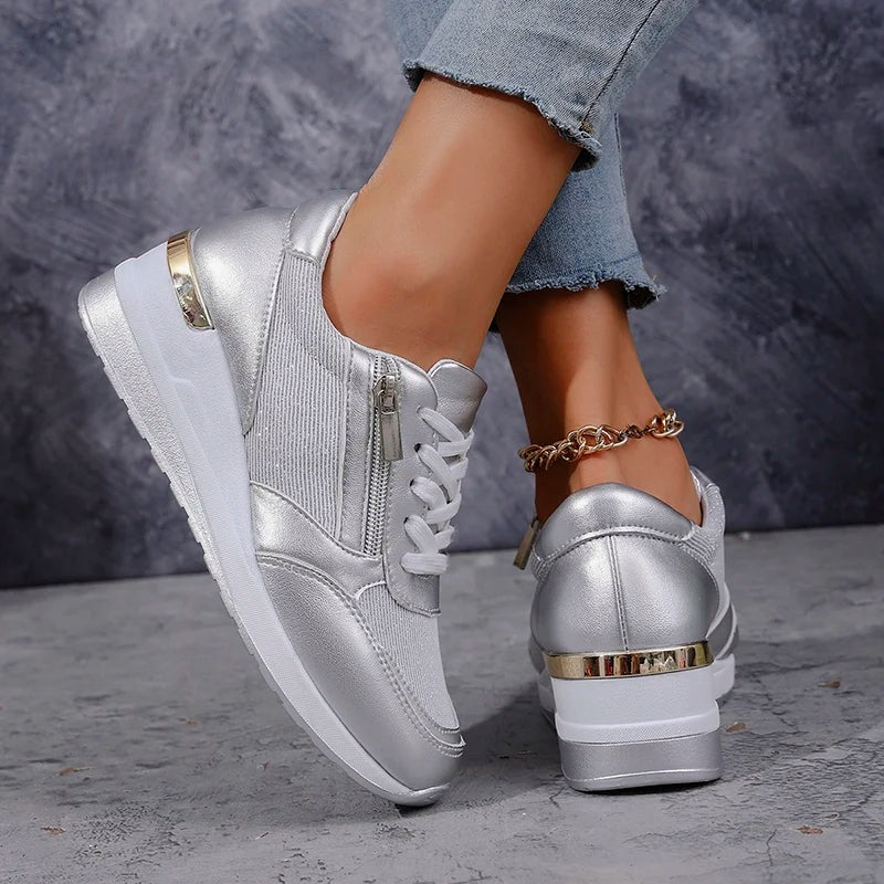 Platform Wedge Sneakers