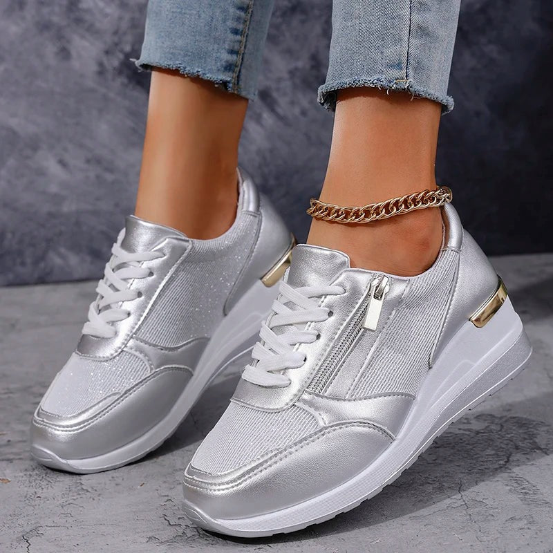 Platform Wedge Sneakers