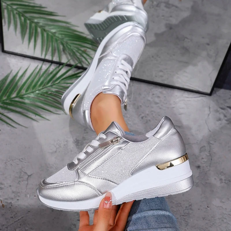 Platform Wedge Sneakers
