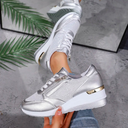 Platform Wedge Sneakers