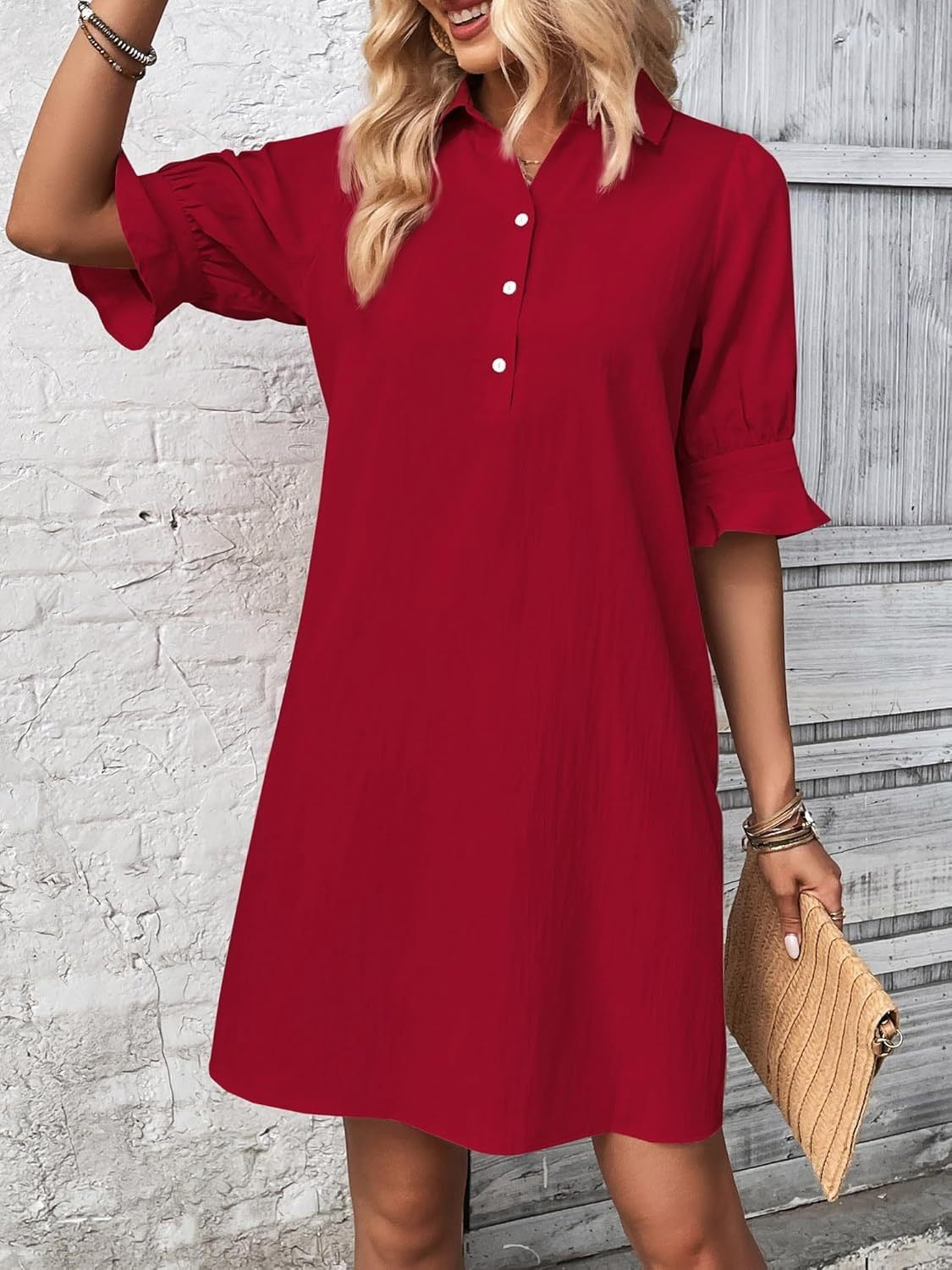 Casual Shirt Dress