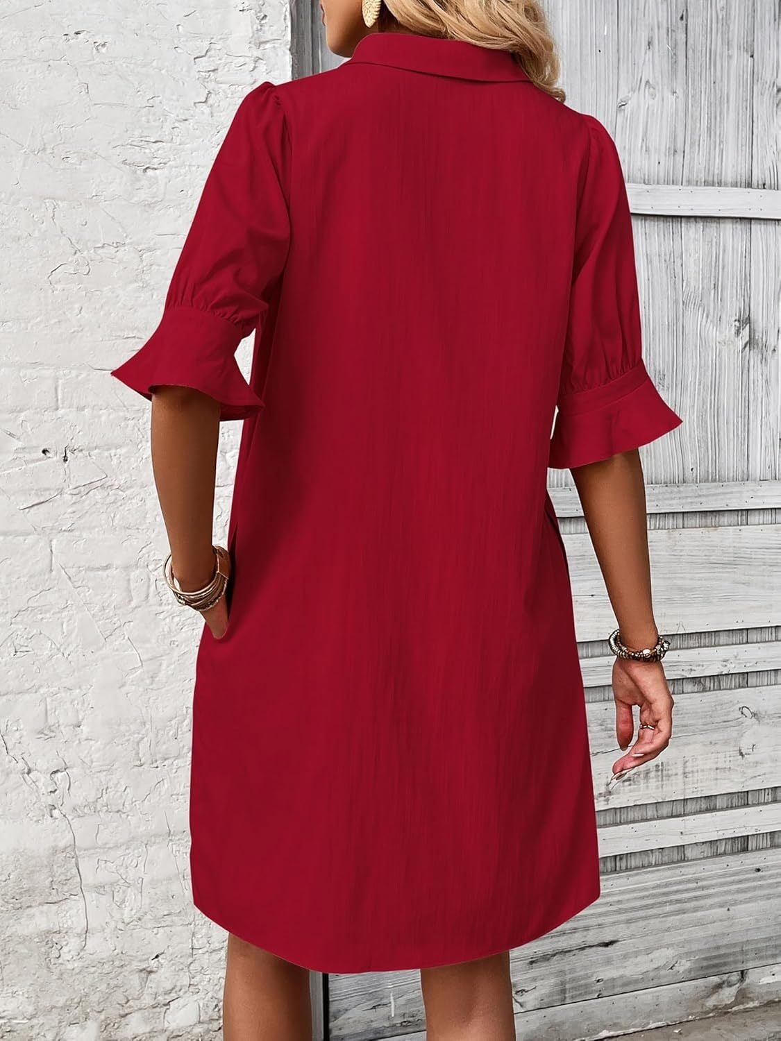 Casual Shirt Dress