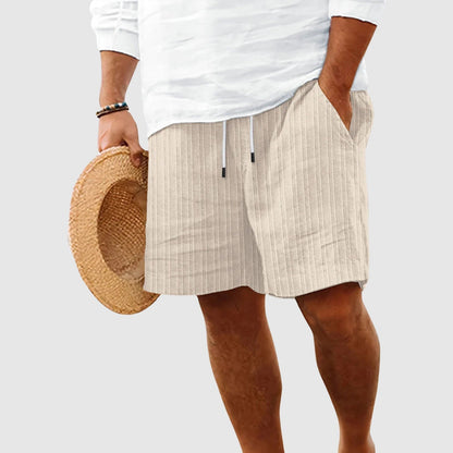 Casual Knee Length Shorts - Khaki