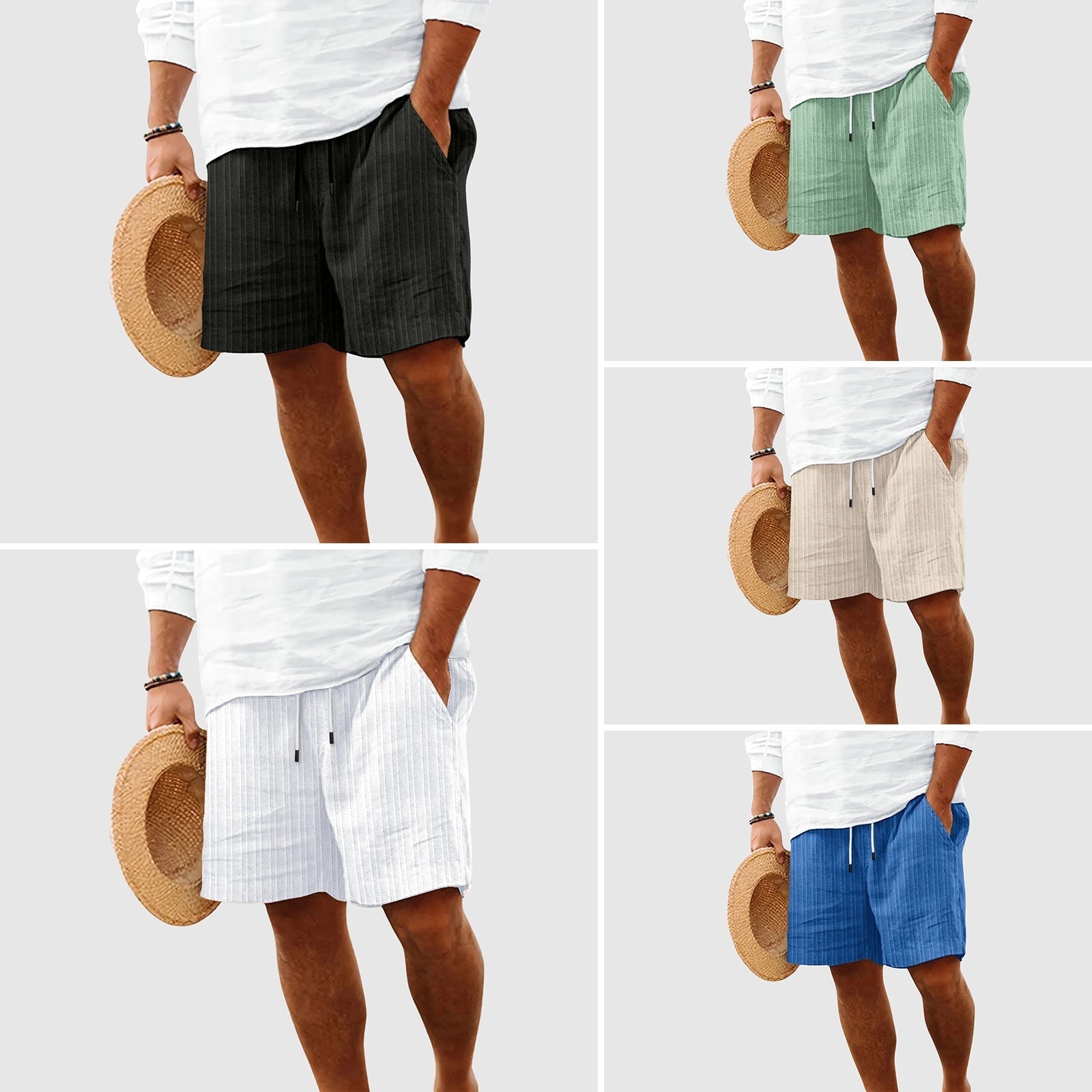 Casual Knee Length Shorts - All 5 Colors (SAVE $70)