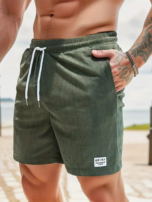 Casual Beach Lounge Shorts - Green