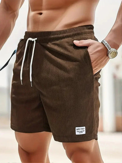 Casual Beach Lounge Shorts - Brown