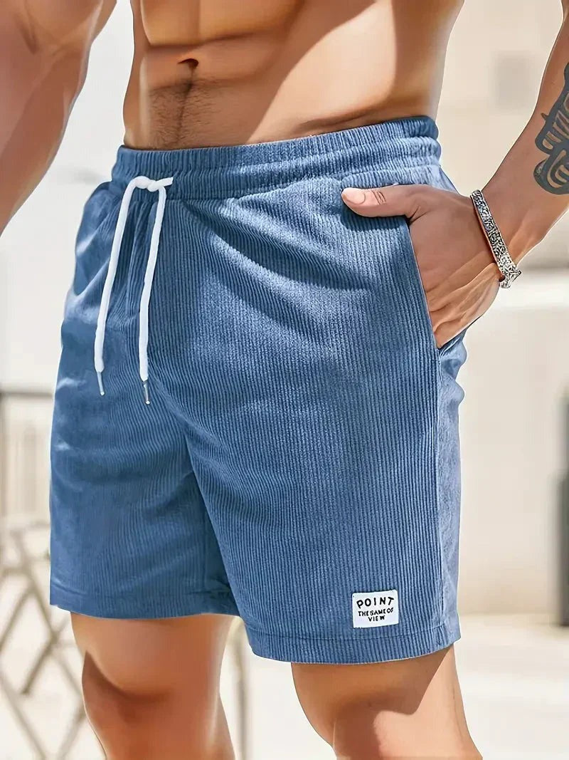 Casual Beach Lounge Shorts - Blue