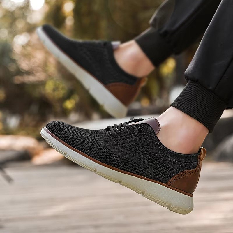 Men's Knit Derby Sneakers