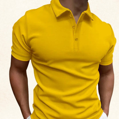 Short Sleeve Polo Shirt - Yellow