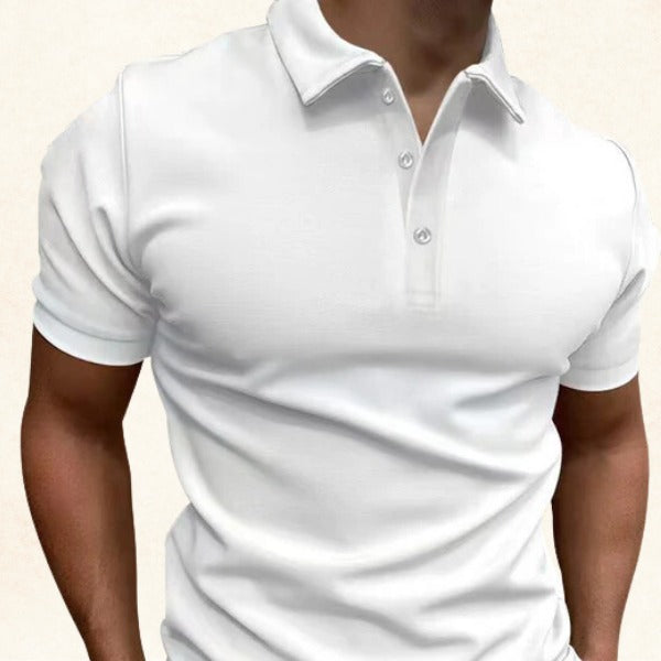 Short Sleeve Polo Shirt - White