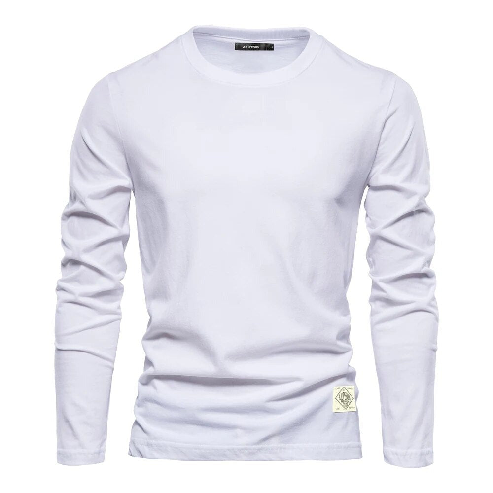 Long Sleeve T Shirt - White