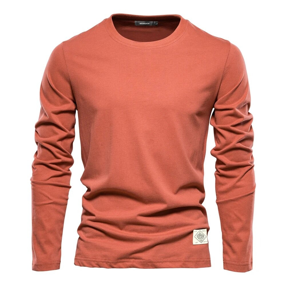 Long Sleeve T Shirt - Orange