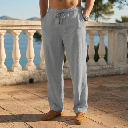 Drawstring Beach Pants - Gray