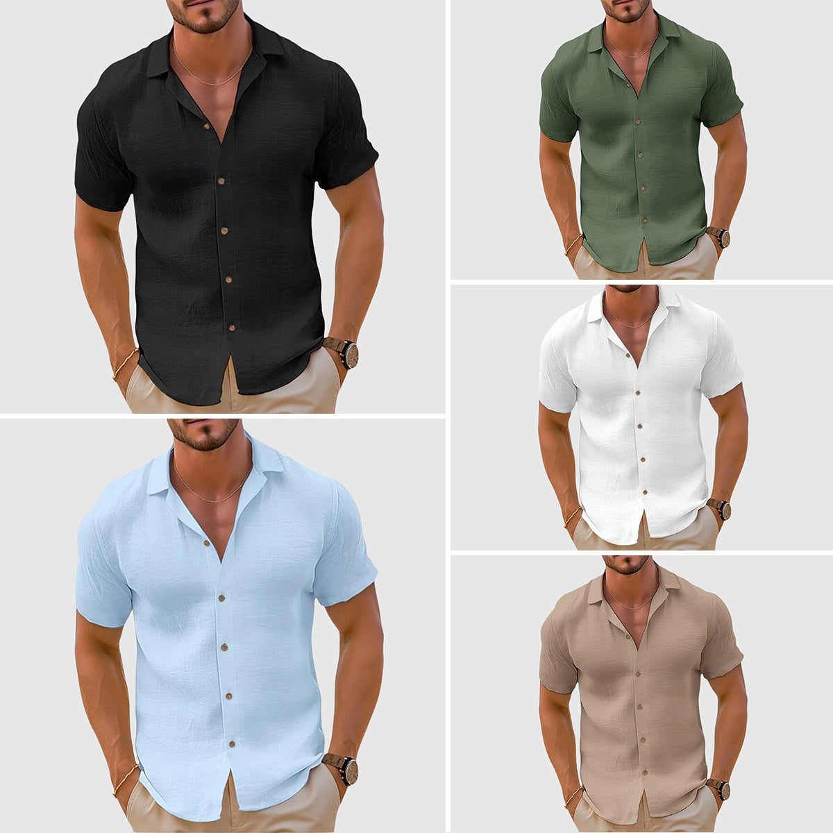 Short Sleeve Shirt - All 5 Colors (Buy 3 Get 2 Free)