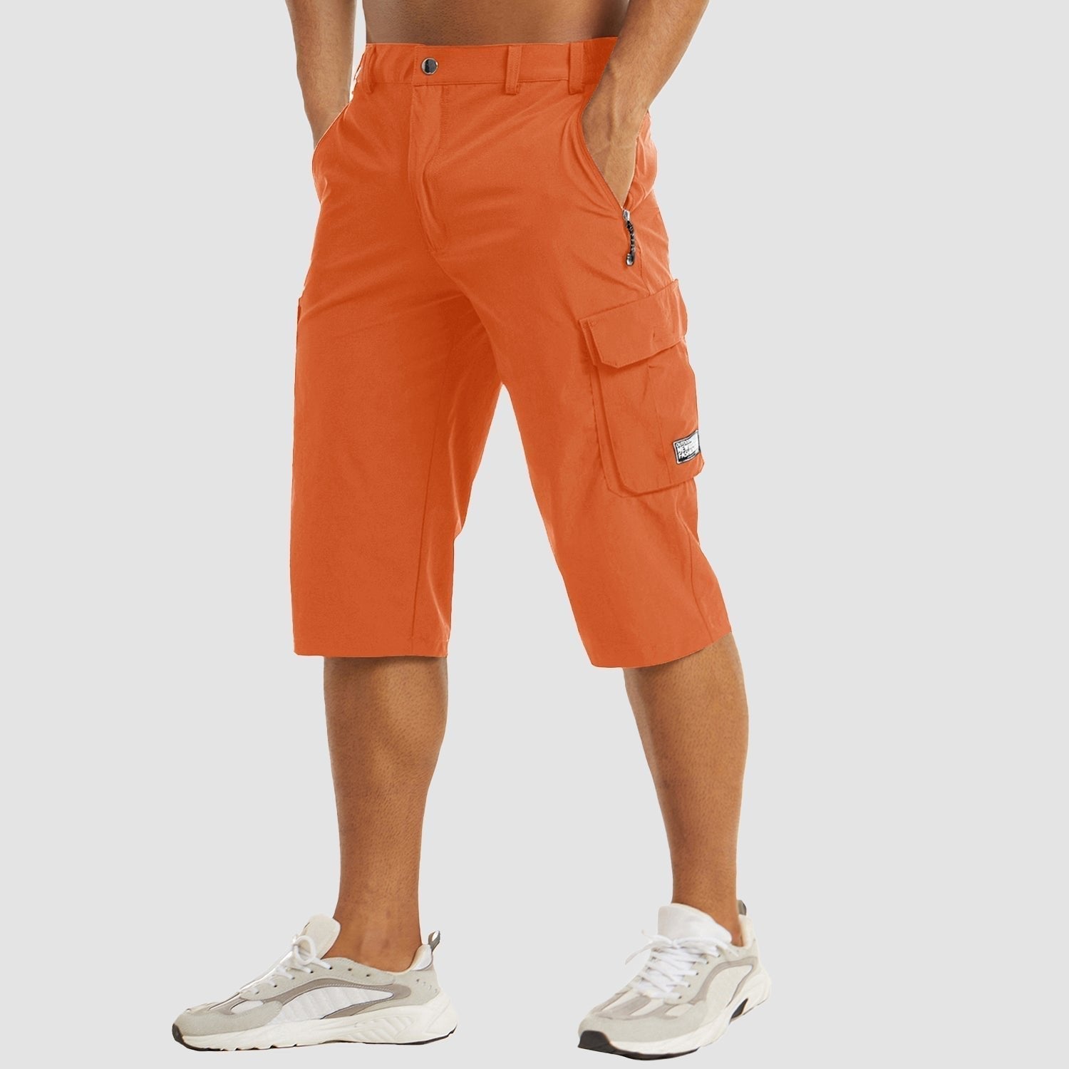 Men's Cargo Shorts - Orange