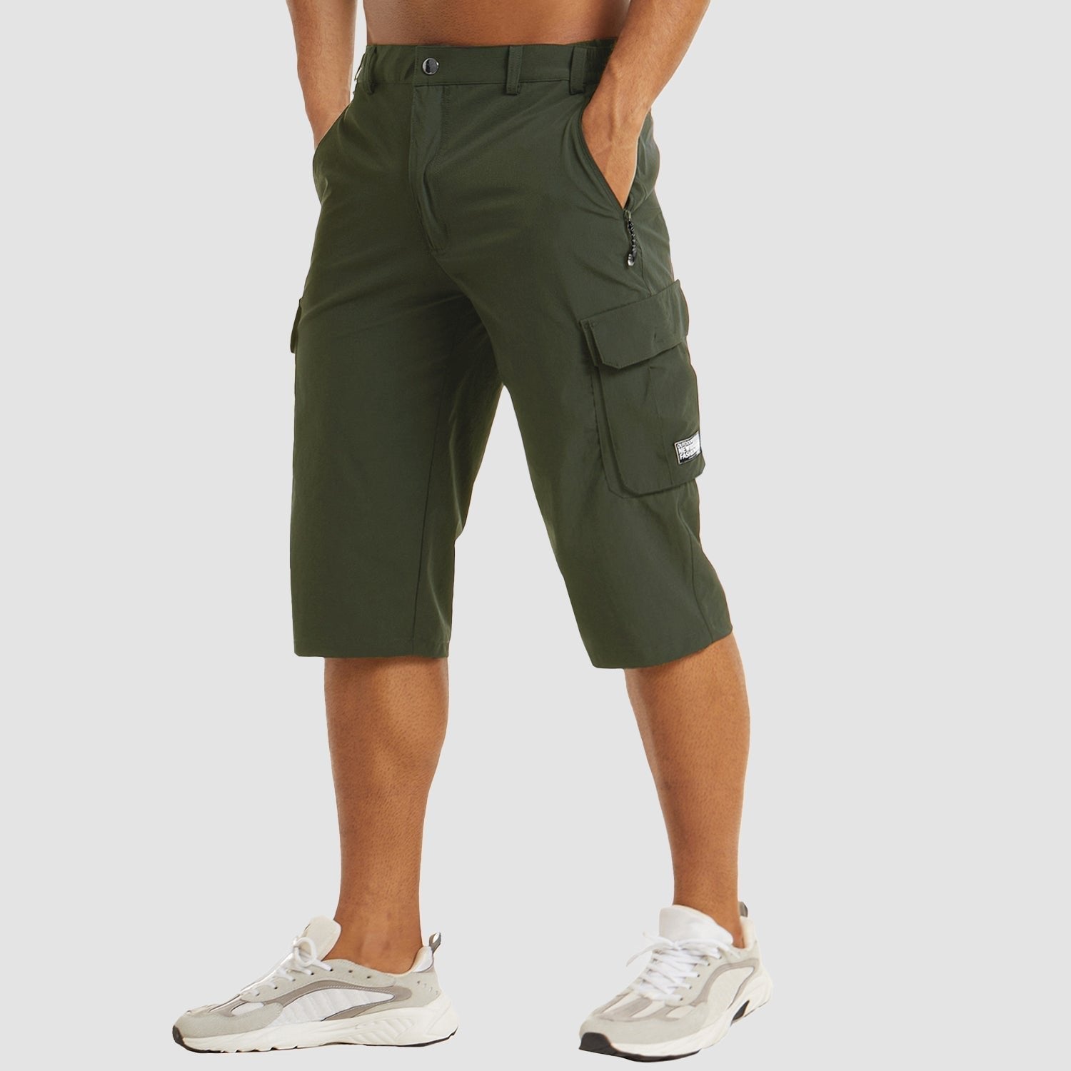 Men's Cargo Shorts - Dark Green