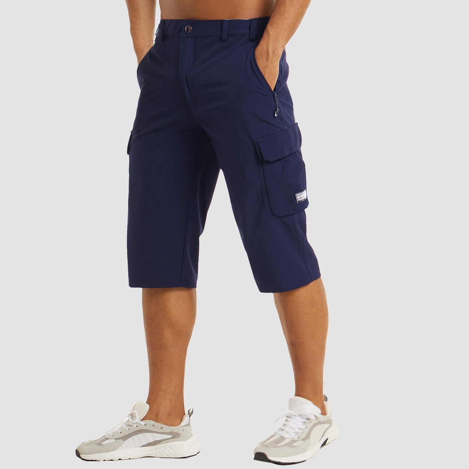 Men's Cargo Shorts - Navy Blue