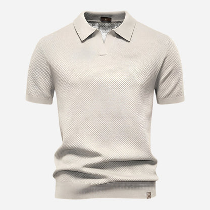 Short Sleeve Polo Shirt - Off White