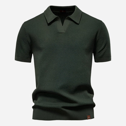 Short Sleeve Polo Shirt - Army Green
