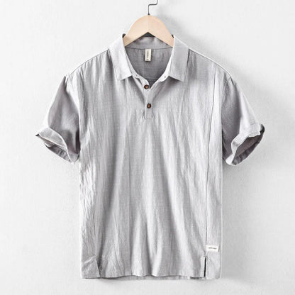 Short Sleeve Polo Shirt - Gray