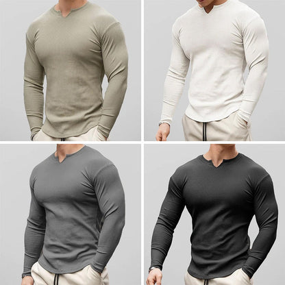 Fitted Long Sleeve T Shirt - All 4 Colors (DEAL)